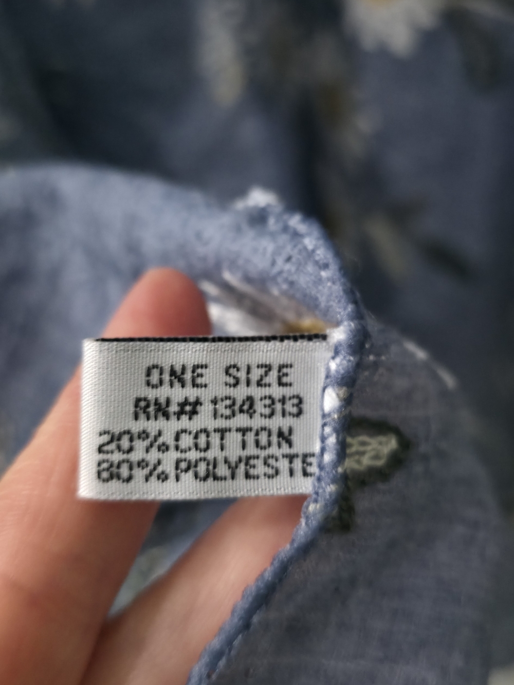 Light Blue Embroidered Floral Kimono Jacket - Picture 3 of 3